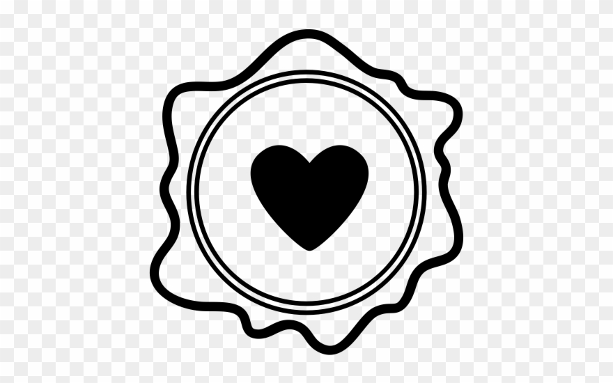 Wax Seal By Shannon Kidd From Noun Project - Heart Clipart