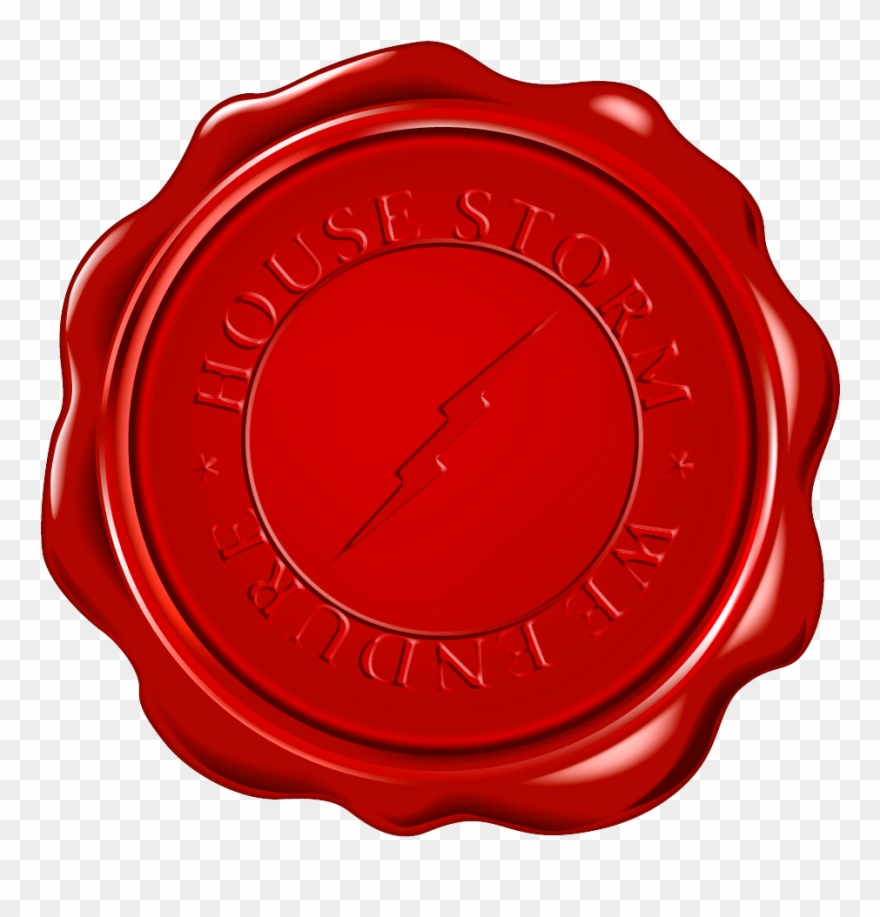 During The Last Century The Use Of Storm As A Surname - Wax Seal Clipart