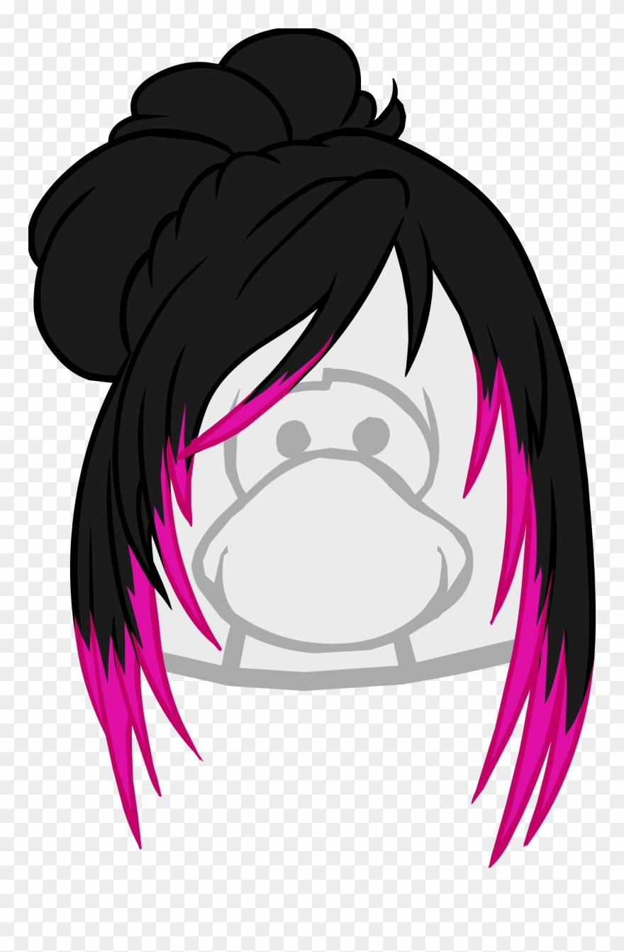 The Fuchsia Fringe - Club Penguin Blonde Hair Clipart