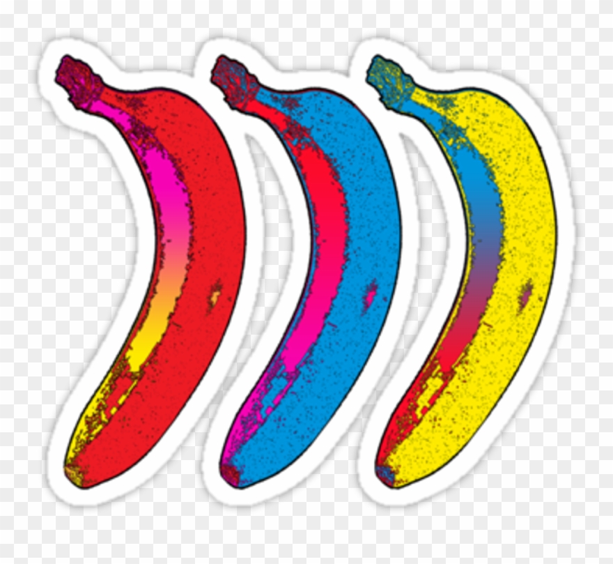 Tumblr Popart Art Pop Banana Bananas Platano Platanos Clipart