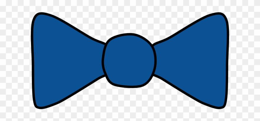 Bow Tie, Blue - Bow Tie Clipart