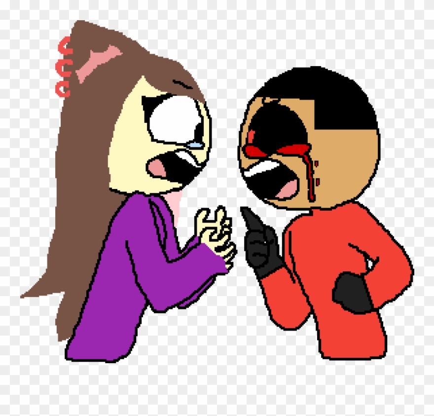 I Don't Want To Fight - Cartoon Clipart