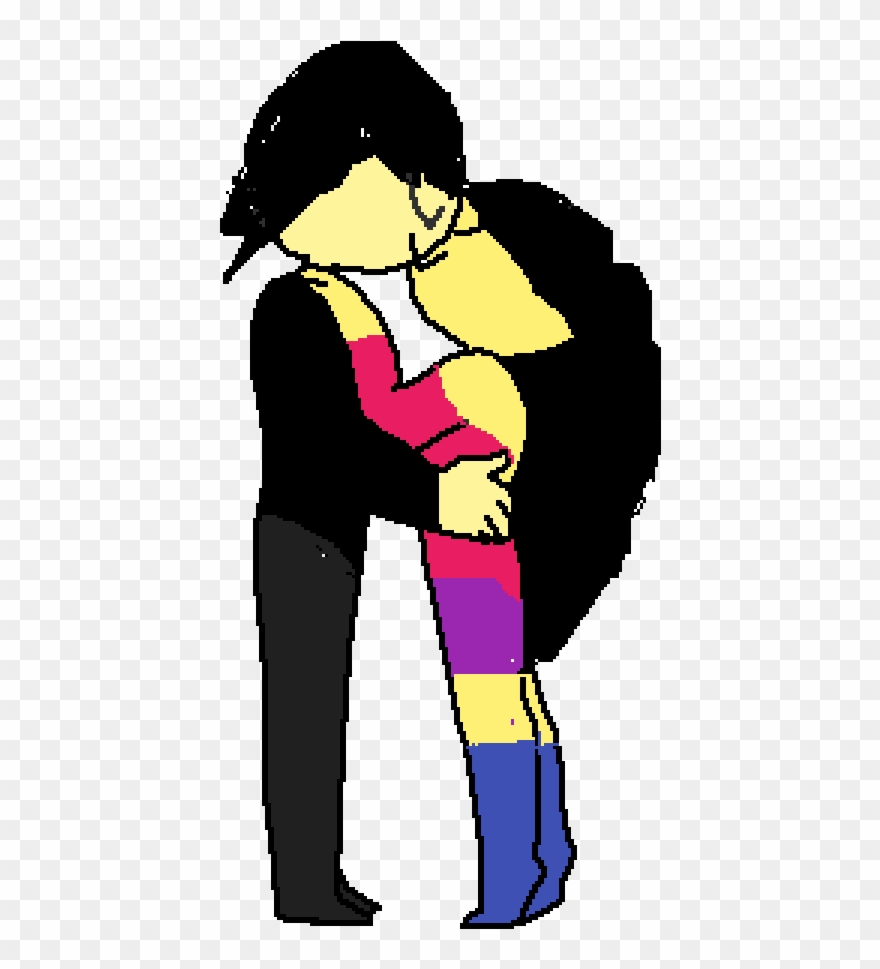 Insane X Ashley Kissing - Illustration Clipart