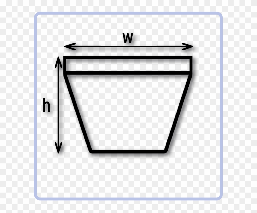 Classical V-belts With Coating Clipart