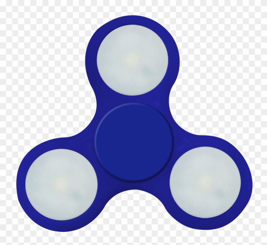 Led Fidget Spinner Transparent Images Png - Red Light Up Fidget Spinner Clipart
