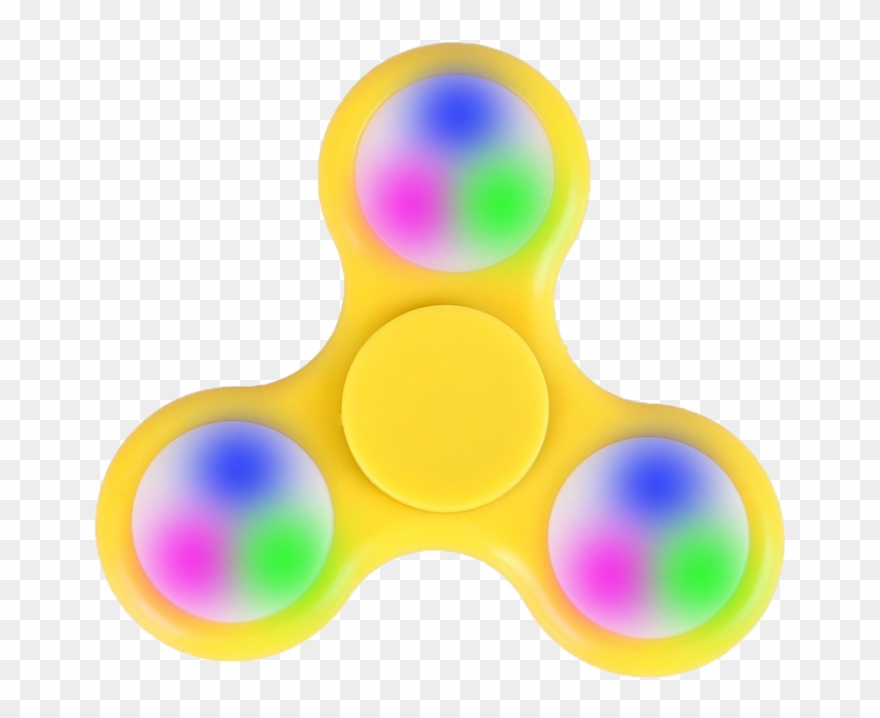 Led Fidget Spinner Png Hd - Fidget Spinner Images Png Clipart
