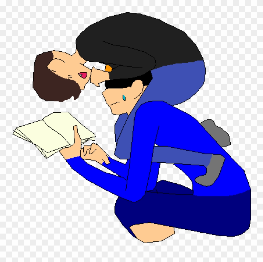You Interrupted My Book - Cartoon Clipart