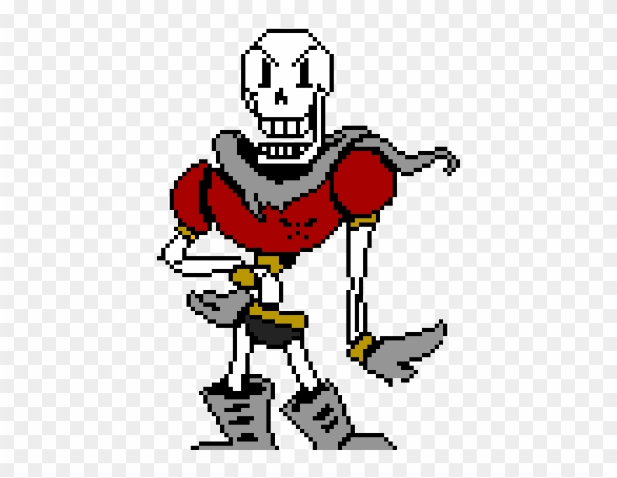 Big Papyrus - Papyrus Undertale Clipart