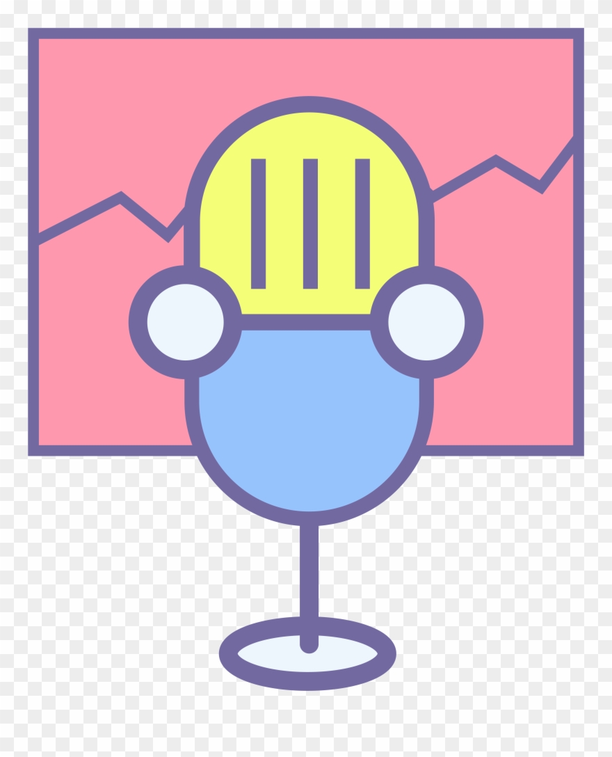 Icon Movie Microphone Red Png And Vector Image Clipart