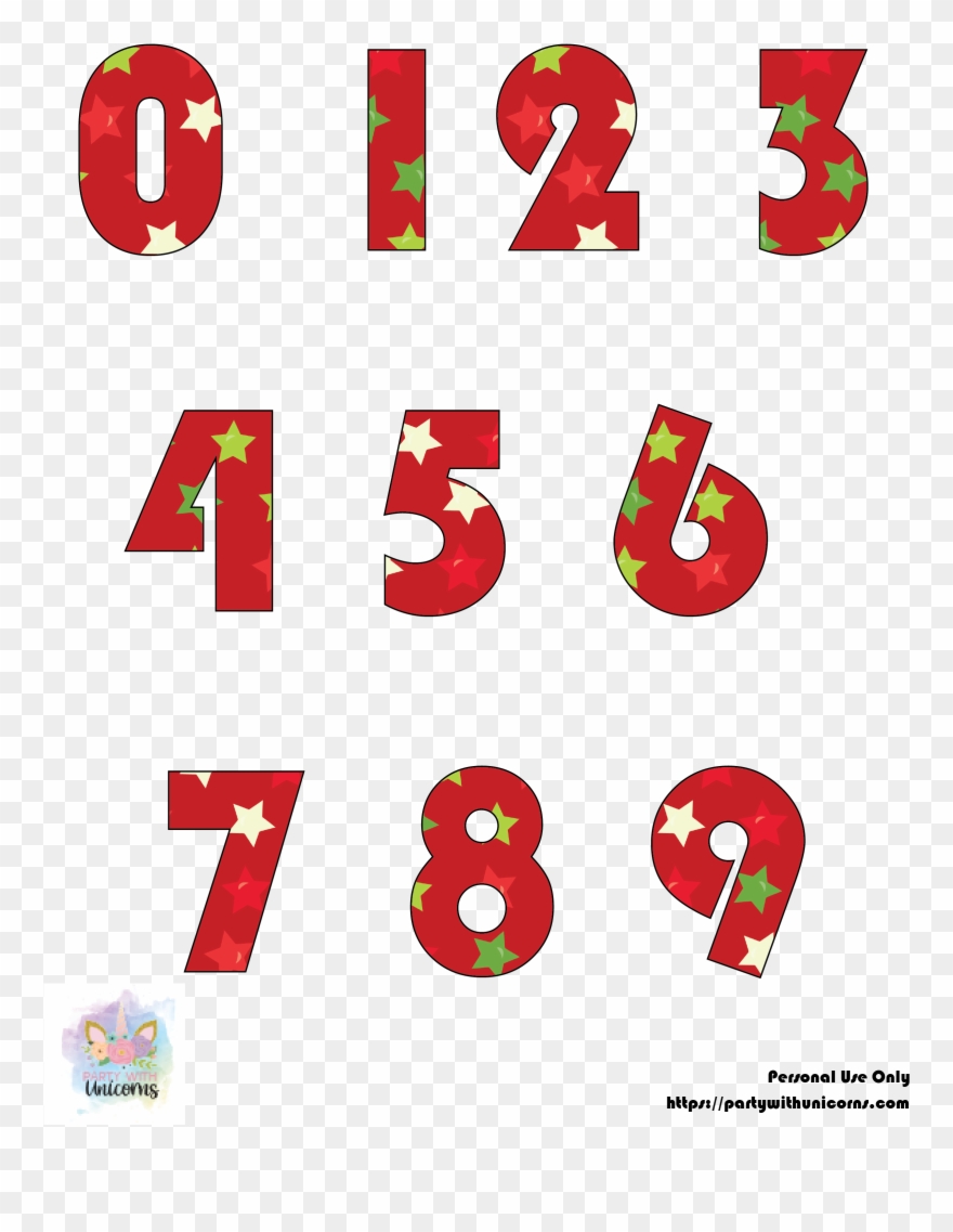 Christmas Clip Art Letters - Geometry - Png Download