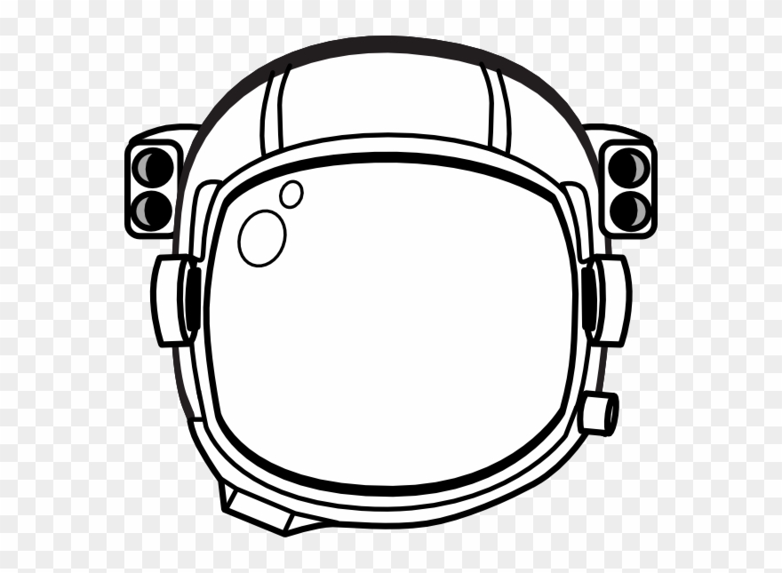 Space Clip Art - Astronaut Helmet - Png Download