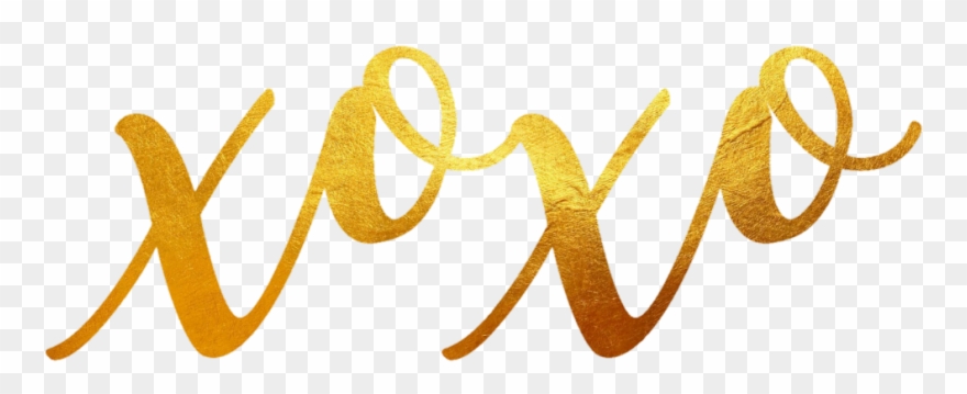 Xoxo Sticker - Calligraphy Clipart