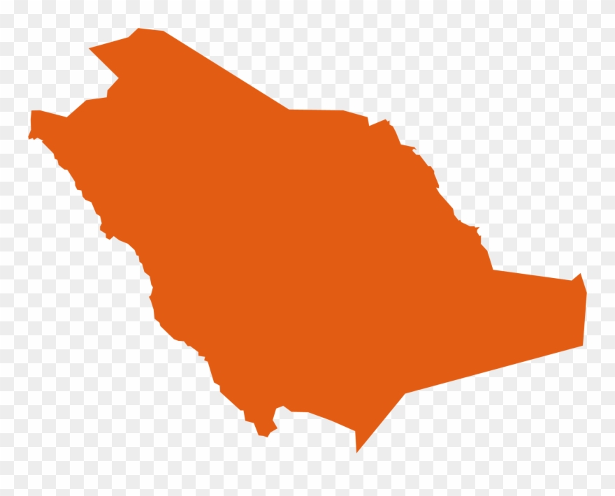 Saudi Arabia Svg Map Clipart