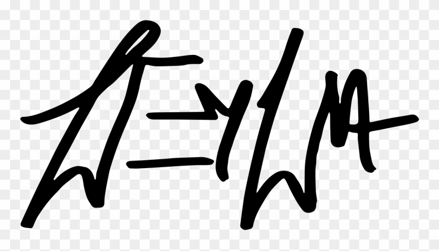 Author Signature - Calligraphy Clipart