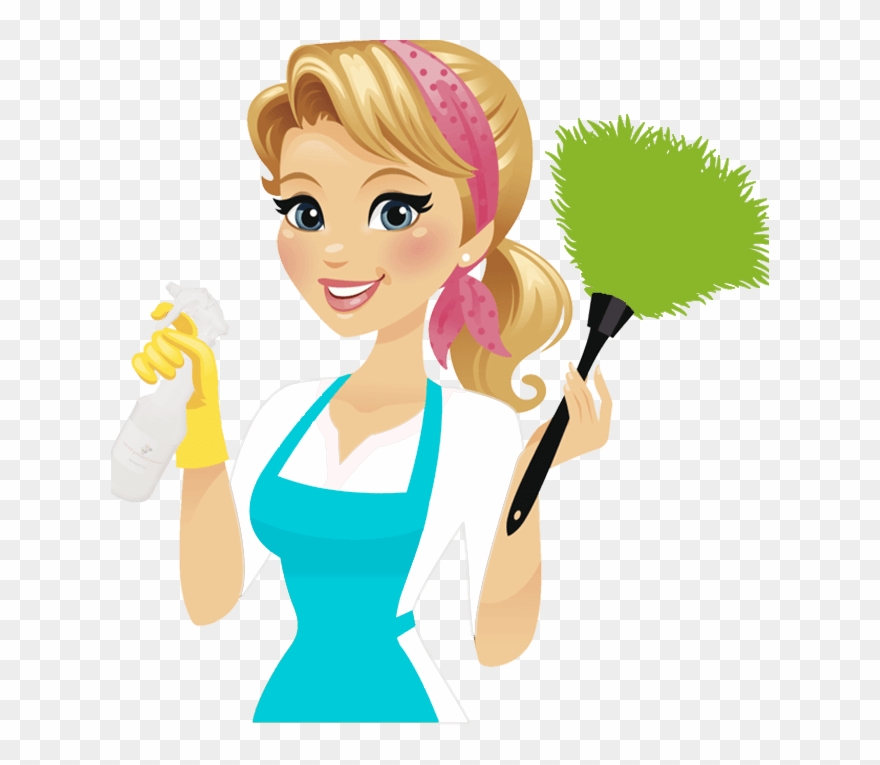 Cleaning Lady Clipart - Png Download