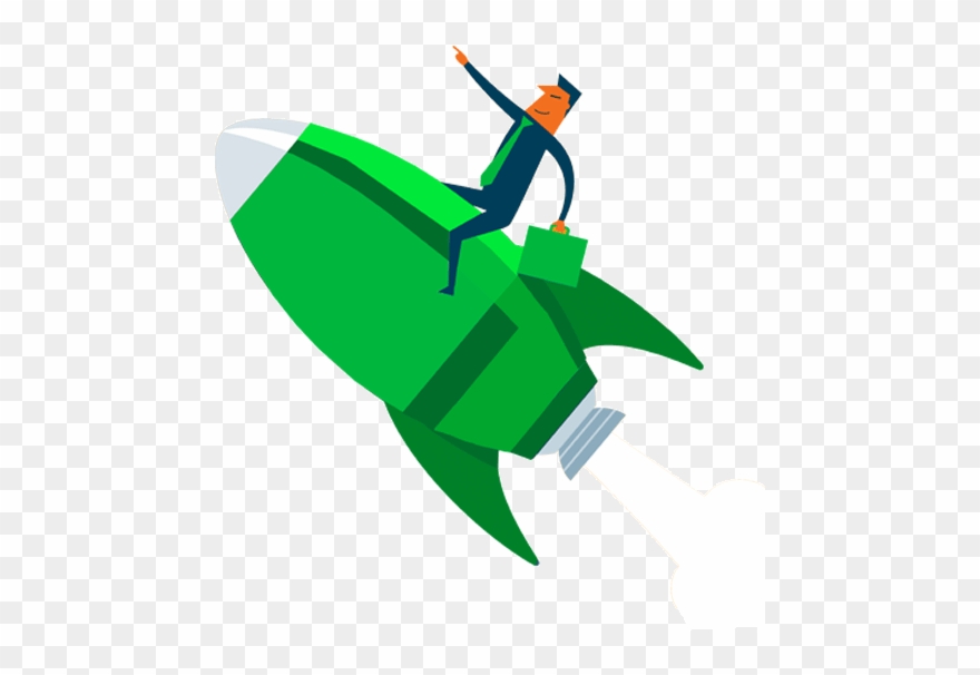 Rocket - Cartoon Clipart