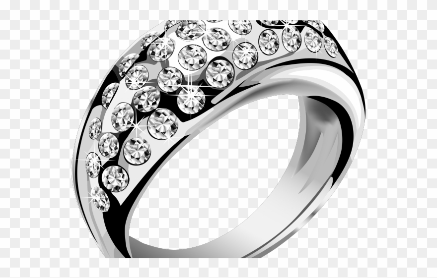 Monster Waves Clipart Wedding Ring - Серебряное Кольцо Png Transparent Png