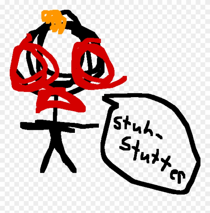 Stuh-stutter - Illustration Clipart