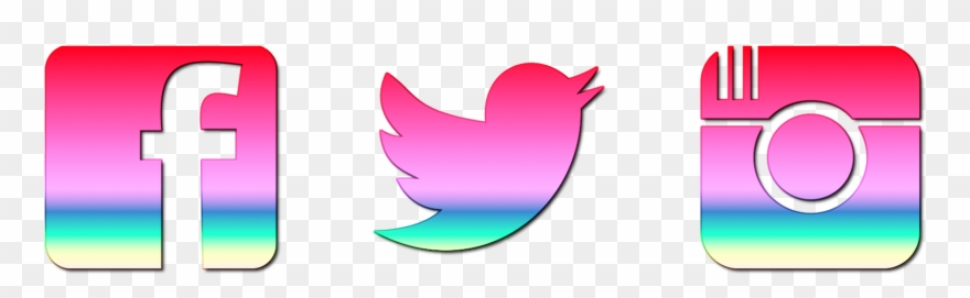 Clip Art Free Instagram Twitter Facebook Icons - High Resolution Facebook Logo Png Transparent Png