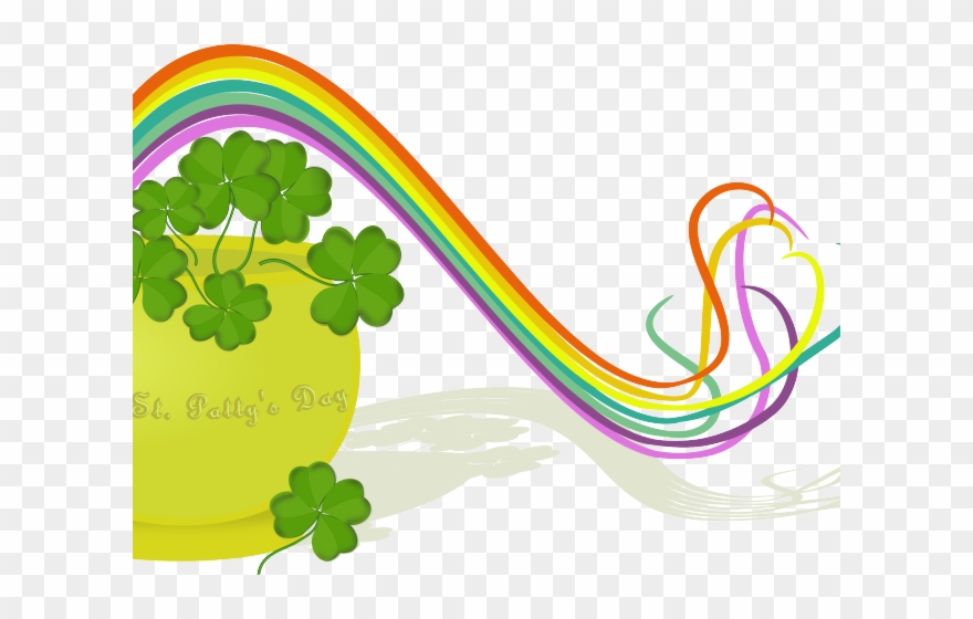 Patricks Day Clipart Rainbow - Clip Art - Png Download