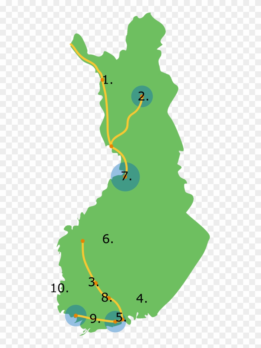 Its Finland - Suomi Finland Map Clipart