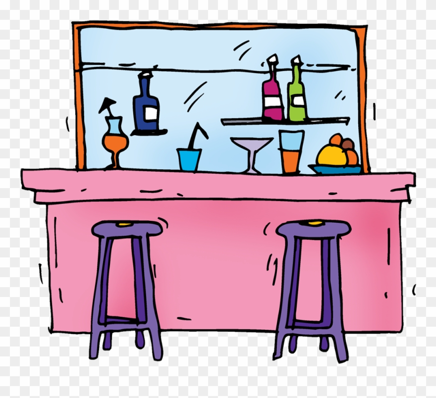 Bar - Bar Stool Clipart