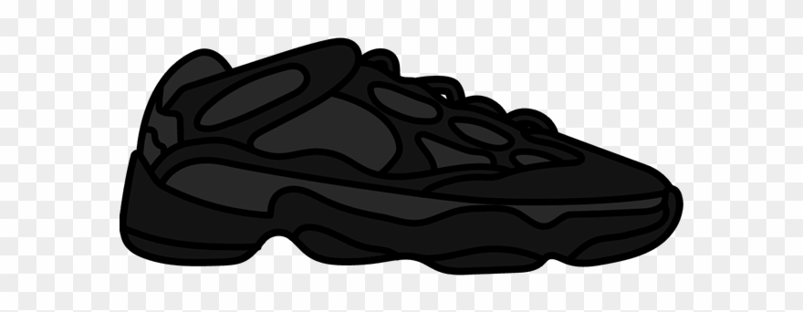 Yeezy 500 Utility Black - Outdoor Shoe Clipart
