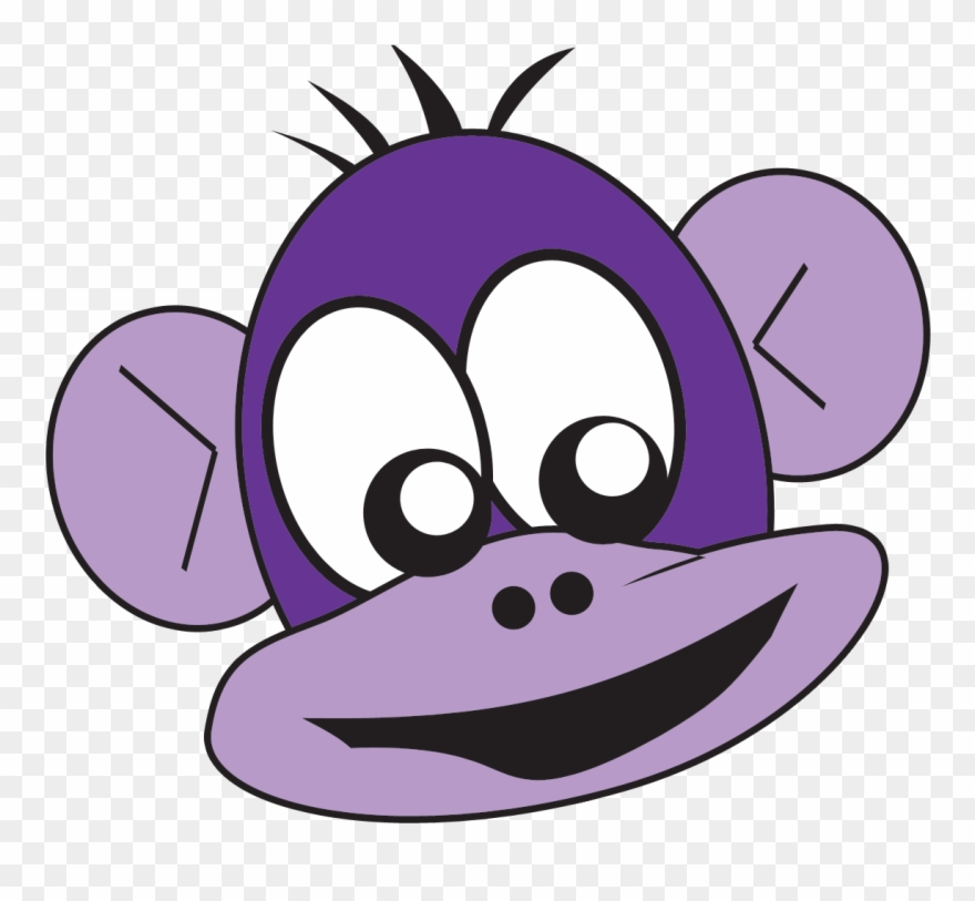 Png Format, Monkey Business, Purple Stuff, Monkeys, - Purple Monkey Png Clipart