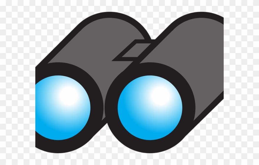 Lens Clipart Binoculars - Binoculos Desenho Png Transparent Png