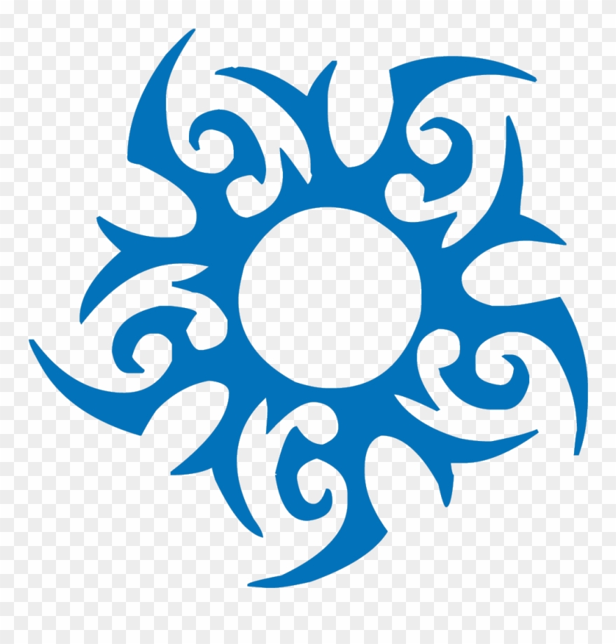 Tribal Sun - Tattoo Of A Sunshine Clipart