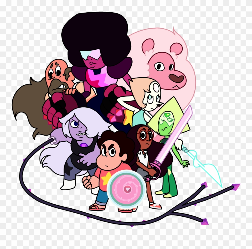 Crystal Gems - Land Of The Lustrous Steven Universe Clipart
