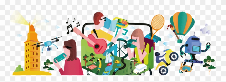 La Feria Del Ocio En A Coruña Clipart