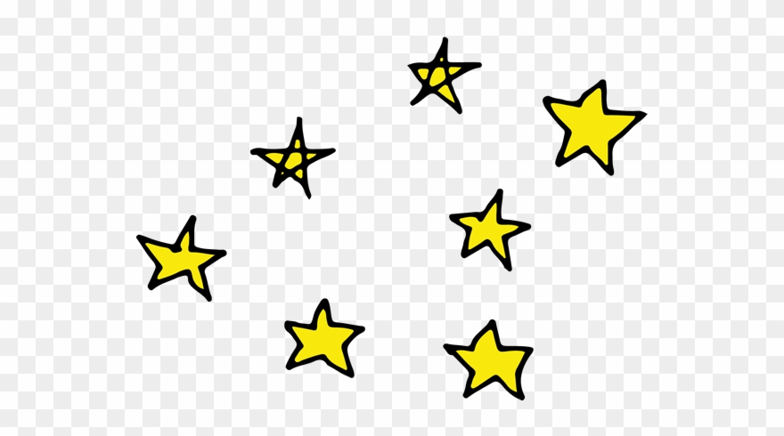 Doodle Stars - Zaubermaus Clipart