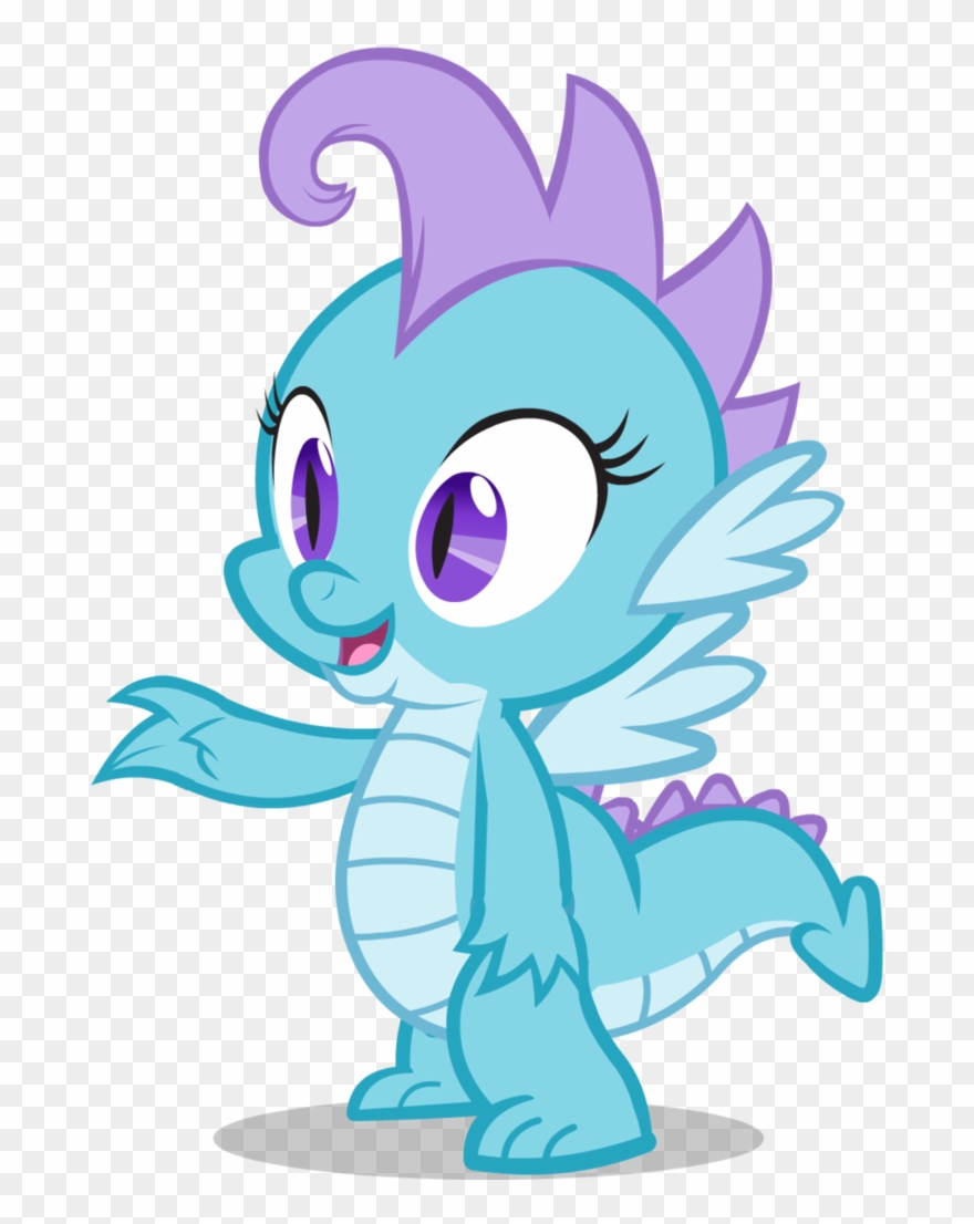Krystal The Dragon - My Little Pony Dragon Girl Clipart