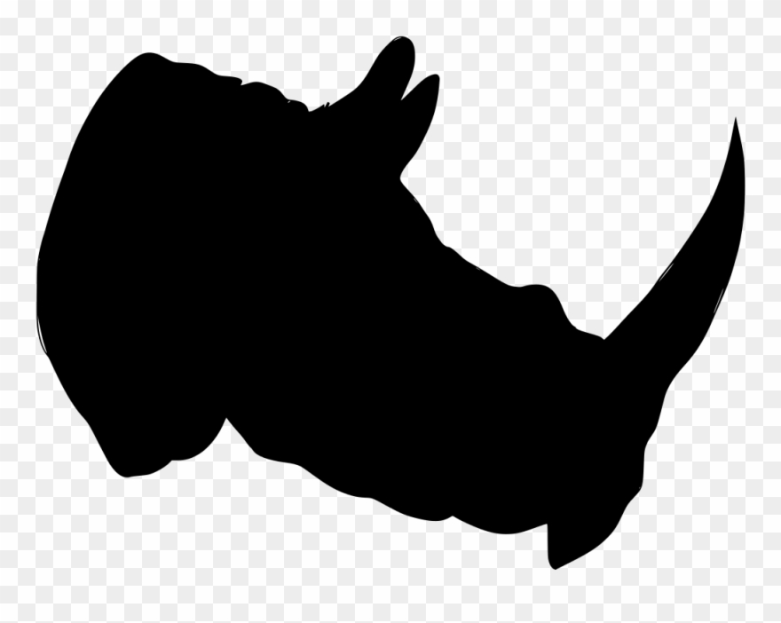 Info - Rhino Silhouette Clipart