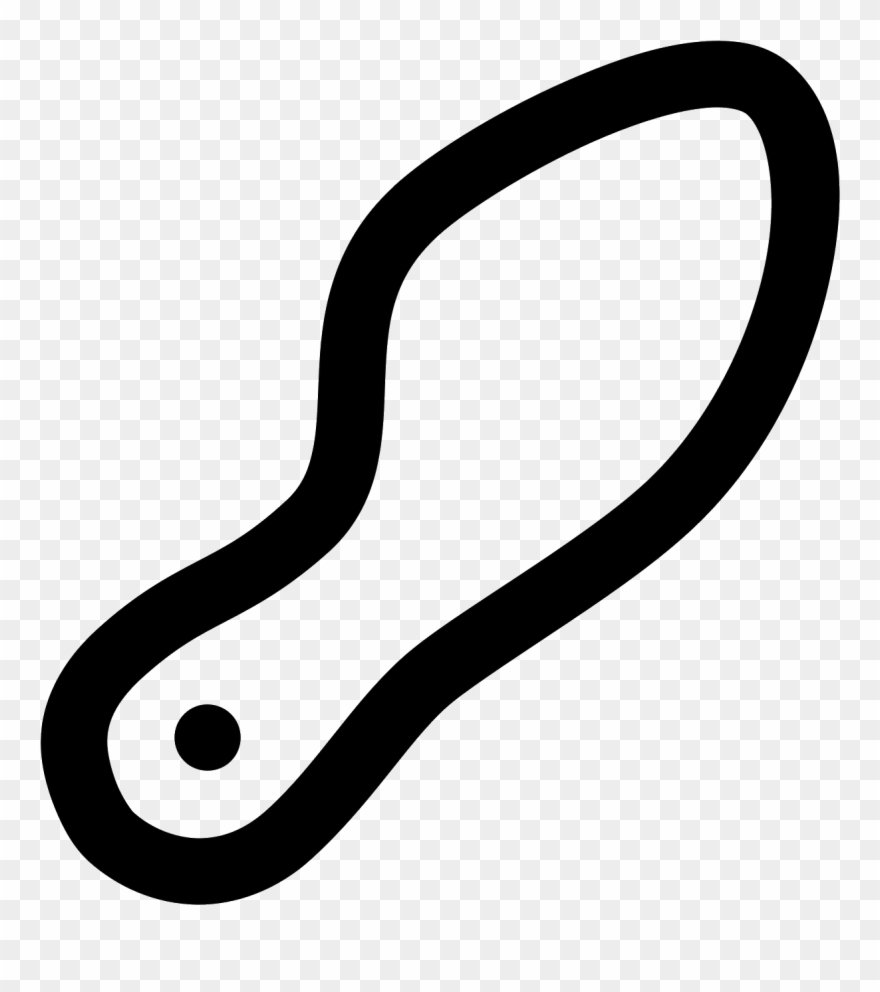 Women Shoe Sole View Icon Clipart