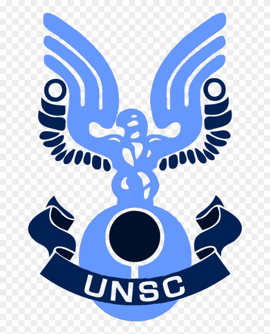 Unsc Navy Crest By Splinteredmatt-d4noh0g - Halo 3 Unsc Logo Clipart