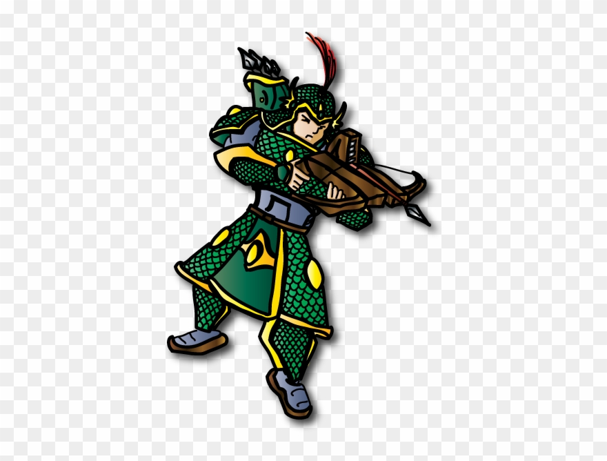 Chinese Crossbowman From Glory - Cartoon Clipart