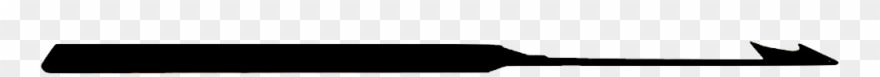 Black Harpoon Silhouette - Oar Clipart