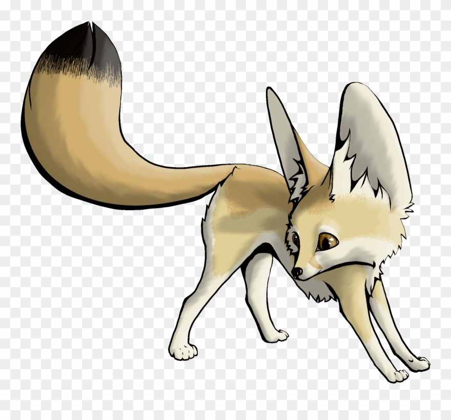 Dessert Or Desert - Fennec Fox Drawing Easy Clipart