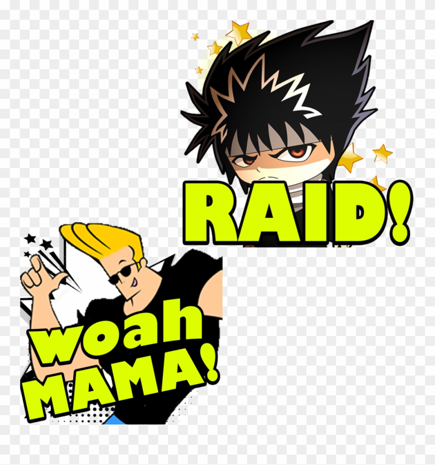 If You Like The Emotes And Want One Custom Made, I - Johnny Bravo Clipart