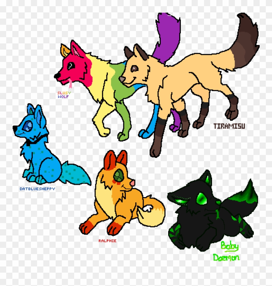 Slushy Wolf - Wolves Life 3 Art Clipart