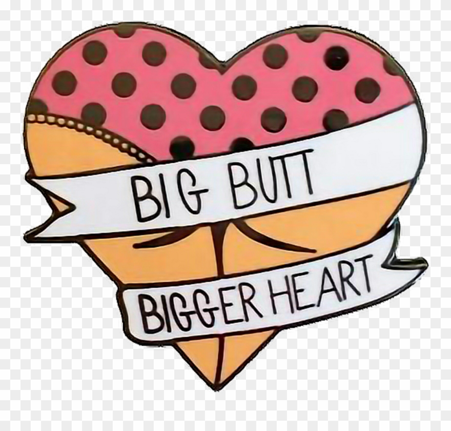 Tumblr Snapchat Aesthetic Filter Love Cute Bigbutt - Big Butt Pin Up Sticker Clipart