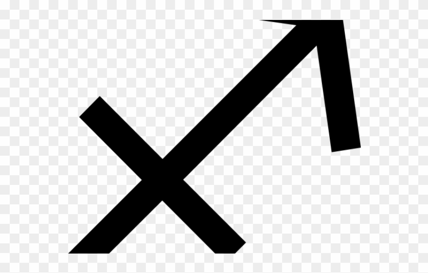 Horoscope Clipart Sagittarius - Cross - Png Download