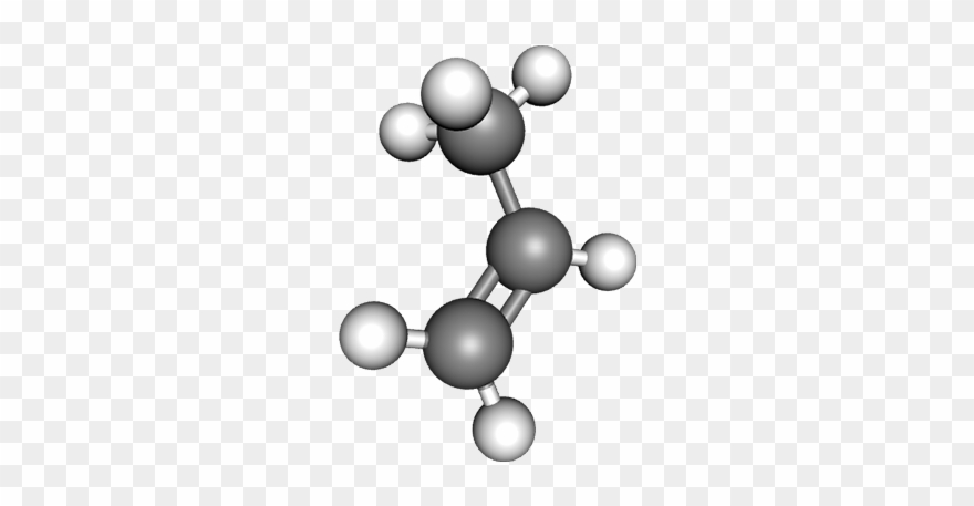 Modele Moleculaire Propene Clipart