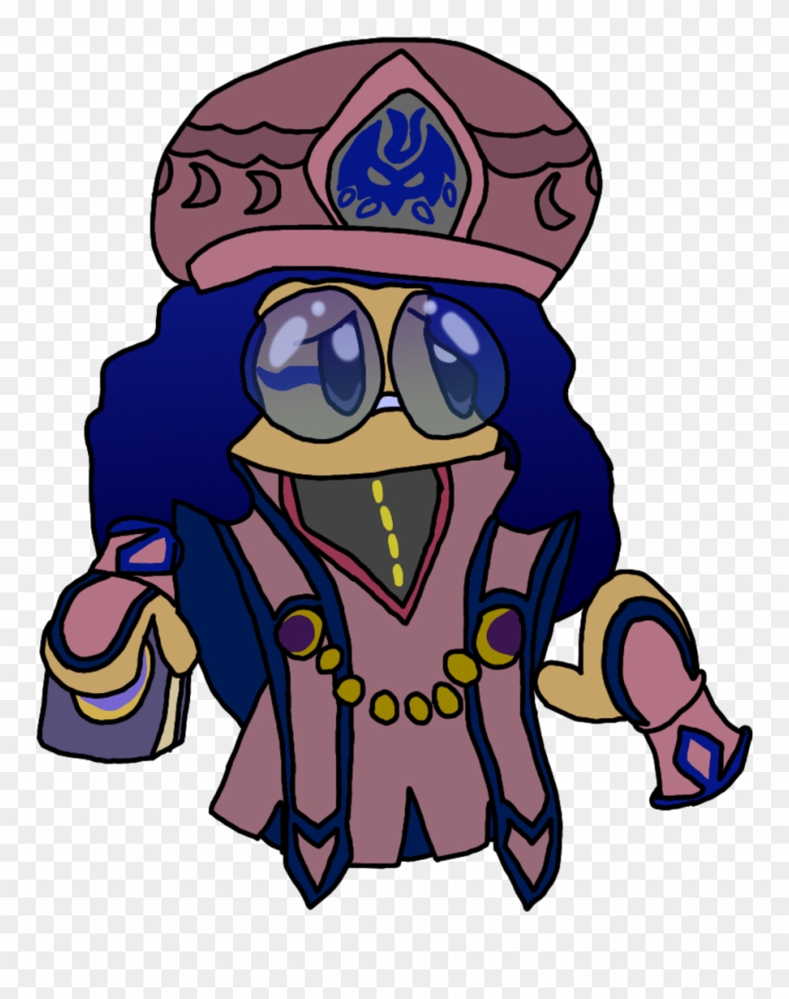 Tomelle, Water Mage Of Draculock - Cartoon Clipart