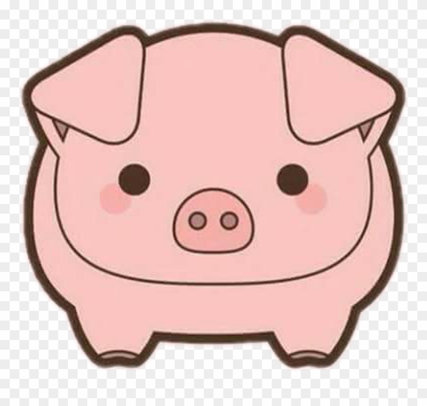 Cerdito Sticker - Kawaii Pigs Clipart