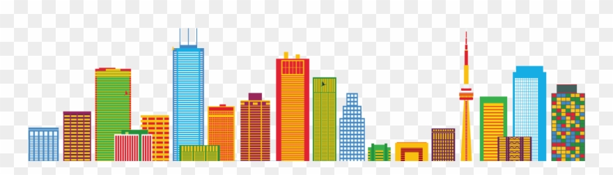 Toronto Skyline - Toronto Skyline Color Hd Clipart