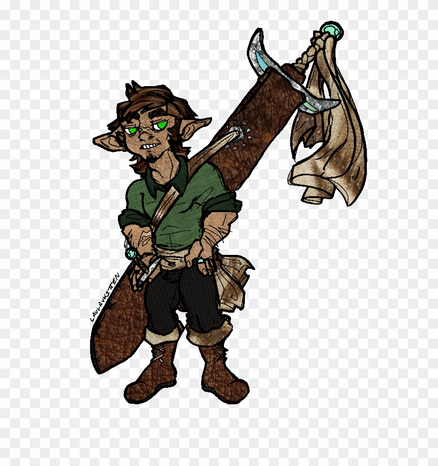 Norm, Halfling Paladin Played By Jeremy He Changes - Cartoon Clipart