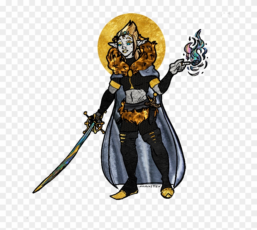 Cruelty, Aasimar Rogue Played By Vee She's Got A Very - Cartoon Clipart